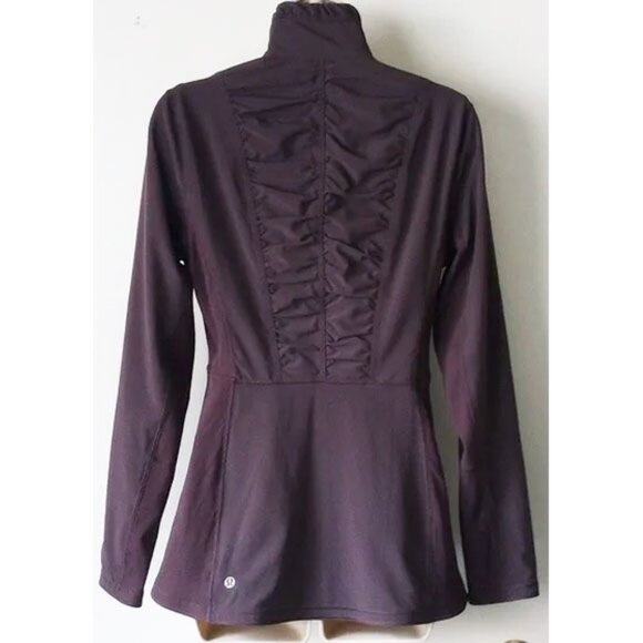 NWOT Lululemon Round Trip Jacket 8 Pelt Dark Mauve Purple - Picture 3 of 8